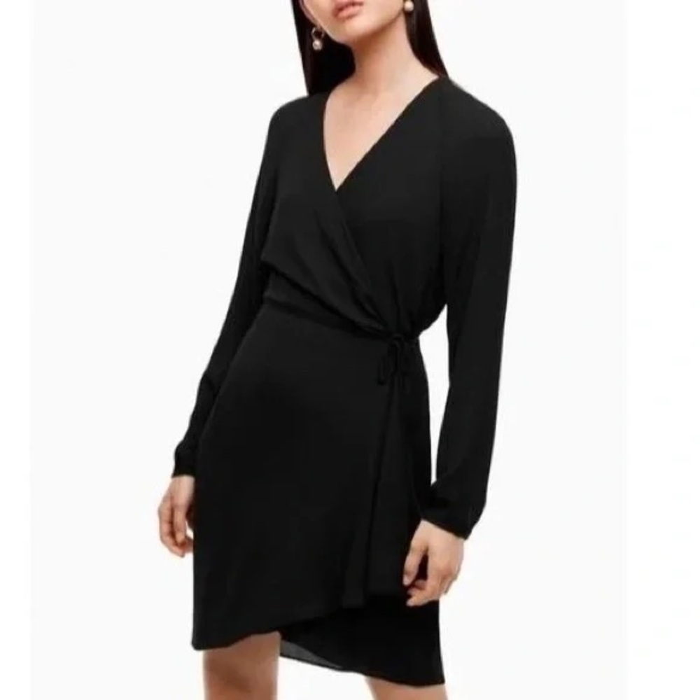 Aritzia Black Degrazia Dress